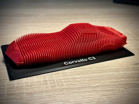 Corvette C3 figurka - model warstwowy