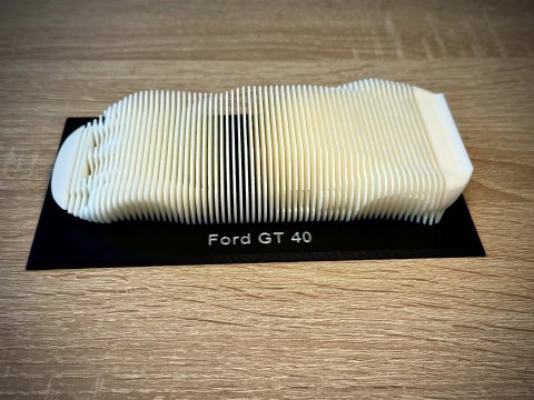 Ford GT 40 figurka - model warstwowy
