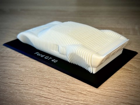 Ford GT 40 figurka - model warstwowy