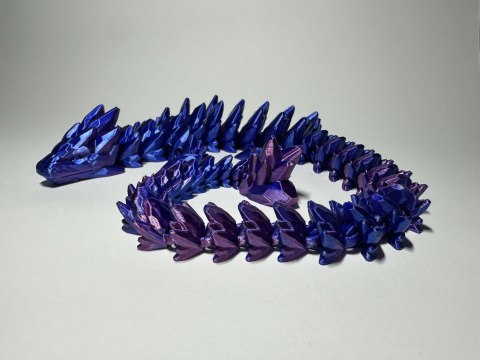 Kryształowy Smok - Fioletowo-Granatowy