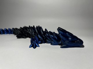 Kryształowy Smok - Granatowo-Czarny