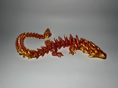 Kryształowy Smok - Złoto-Różowy