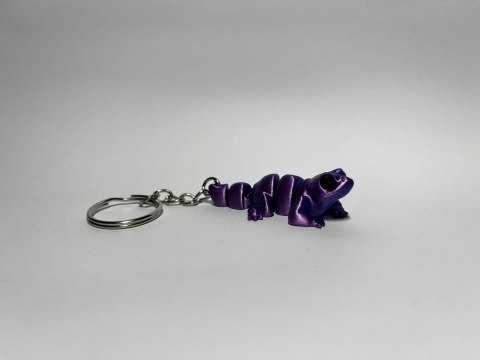 Mała jaszczurka - breloczek dwukolorowy