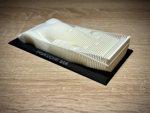 Porsche 956 figurka - model warstwowy