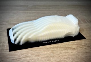 Toyota Supra figurka - model warstwowy